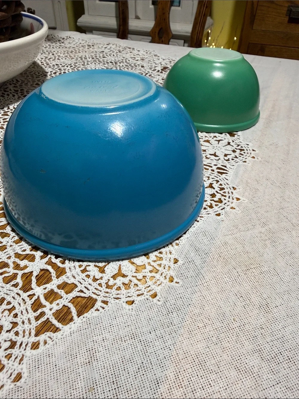 Vintage Fire king Primary Mixing bowls set